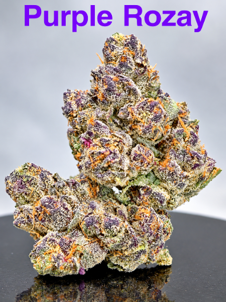 Purple Rozay cannabis flower